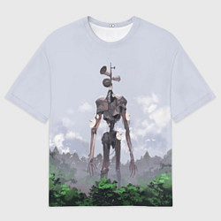 Мужская футболка оверсайз СИРЕНОГОЛОВЫЙ ЛЕС