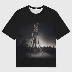 Мужская футболка оверсайз СИРЕНОГОЛОВЫЙ старый фильм