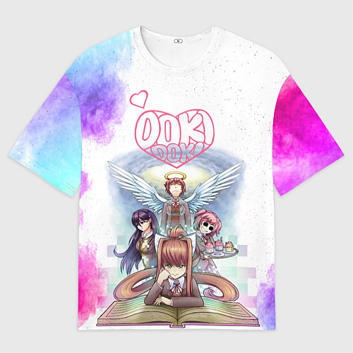 Мужская футболка оверсайз Doki Doki Доки Доки Z / 3D-принт – фото 1