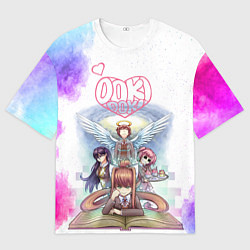 Футболка оверсайз мужская Doki Doki Доки Доки Z, цвет: 3D-принт