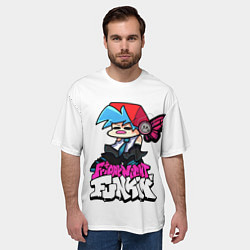 Футболка оверсайз мужская Бойфренд Boyfriend, цвет: 3D-принт — фото 2