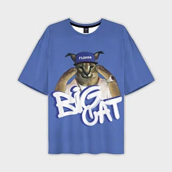 Мужская футболка оверсайз Big Cat Floppa
