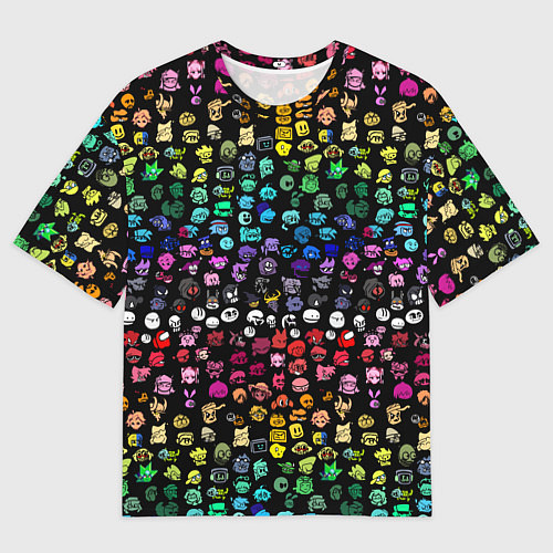 Мужская футболка оверсайз ПЕРСОНАЖИ ИГРЫ FNF / 3D-принт – фото 1