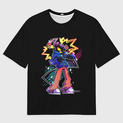 Мужская футболка оверсайз FNF УИТТИ WHITTY / 3D-принт – фото 1