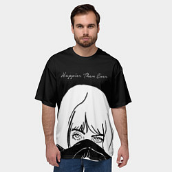 Футболка оверсайз мужская Happier Than Ever, Билли Айлиш, цвет: 3D-принт — фото 2