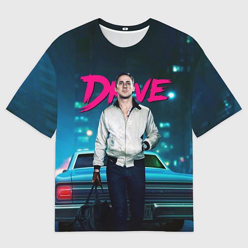 Мужская футболка оверсайз Райан Гослинг Драйв / 3D-принт – фото 1