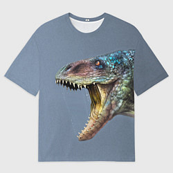 Мужская футболка оверсайз Хищный динозавр Dino Z
