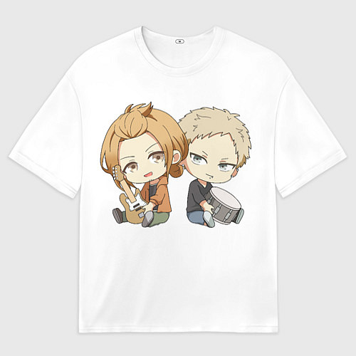 Мужская футболка оверсайз Акихико и Харуки Чиби / 3D-принт – фото 1