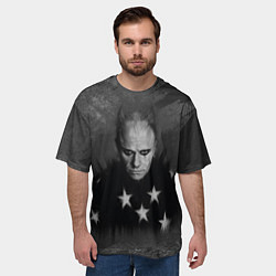 Футболка оверсайз мужская Keith Charles Flint Кит Флинт Z, цвет: 3D-принт — фото 2