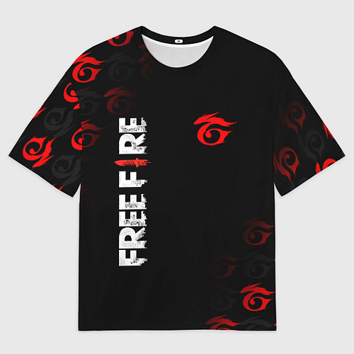 Мужская футболка оверсайз GARENA FREE FIRE / 3D-принт – фото 1