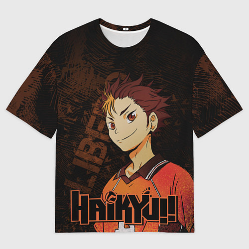 Мужская футболка оверсайз Нишиноя Ю Волейбол / 3D-принт – фото 1