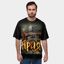 Футболка оверсайз мужская Классическая Ария, цвет: 3D-принт — фото 2