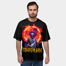 Футболка оверсайз мужская Пикник Эдмунд Шклярский, цвет: 3D-принт — фото 2