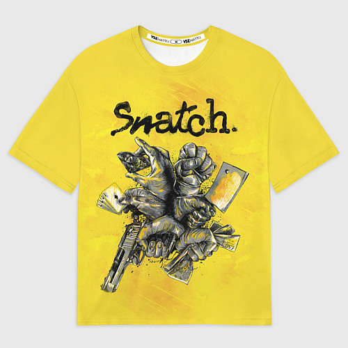 Мужская футболка оверсайз Snatch: Art / 3D-принт – фото 1