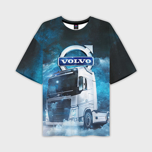 Мужская футболка оверсайз Volvo truck / 3D-принт – фото 1