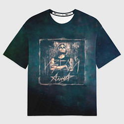 Футболка оверсайз мужская Алиса - ИЗГОЙ, цвет: 3D-принт