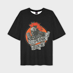 Мужская футболка оверсайз Punk Rock