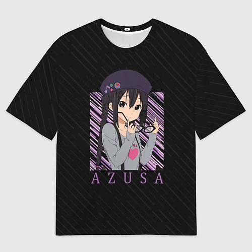 Мужская футболка оверсайз Адзуса Накано K-on / 3D-принт – фото 1