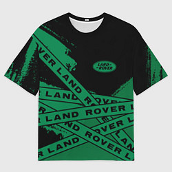 Мужская футболка оверсайз Land Rover - Strokes Tapes