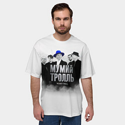 Футболка оверсайз мужская Мумий Тролль Mumiy Troll, цвет: 3D-принт — фото 2