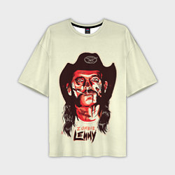 Мужская футболка оверсайз Zombie Lemmy
