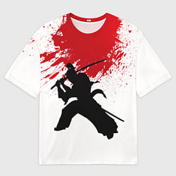 Мужская футболка оверсайз УДАР НИНДЗЯ
