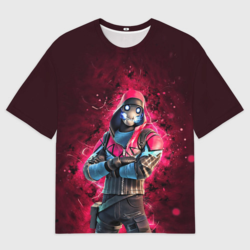 Мужская футболка оверсайз Fortnite Bonehead / 3D-принт – фото 1