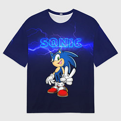 Мужская футболка оверсайз SONIK СУПЕР СОНИК