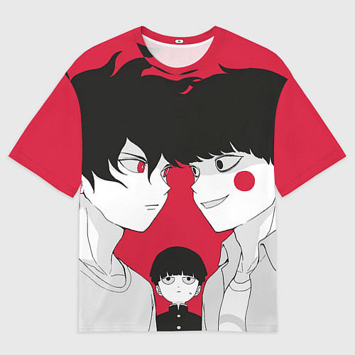 Мужская футболка оверсайз Mob psycho 100 Моб Психо 100 Z / 3D-принт – фото 1