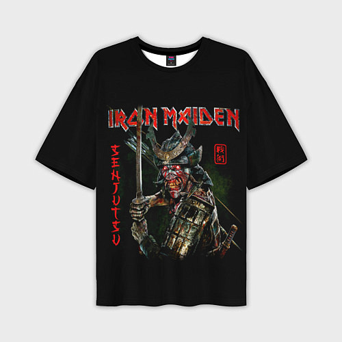 Мужская футболка оверсайз Iron Maiden, Senjutsu / 3D-принт – фото 1