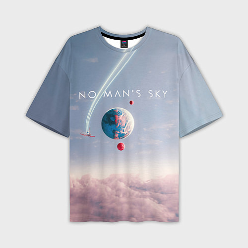 Мужская футболка оверсайз No mans sky / 3D-принт – фото 1