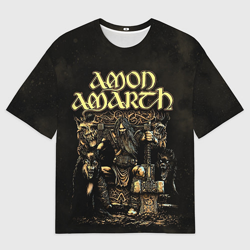Мужская футболка оверсайз Amon Amarth / 3D-принт – фото 1