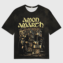 Футболка оверсайз мужская Amon Amarth, цвет: 3D-принт