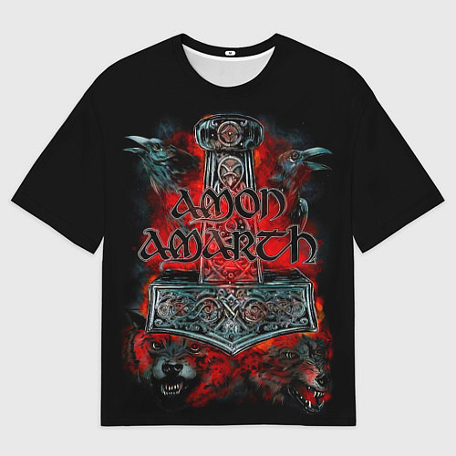 Мужская футболка оверсайз Amon Amarth / 3D-принт – фото 1