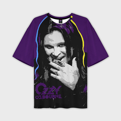 Мужская футболка оверсайз Ozzy Osbourne, Оззи Осборн / 3D-принт – фото 1
