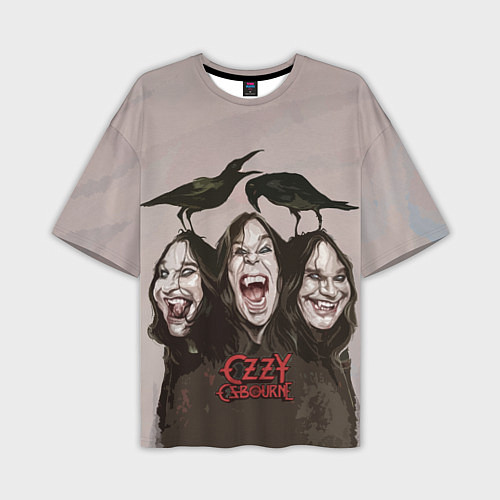 Мужская футболка оверсайз Ozzy Osbourne / 3D-принт – фото 1