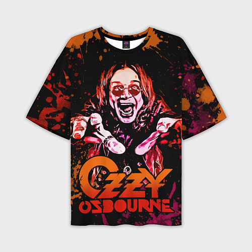 Мужская футболка оверсайз Ozzy Osbourne / 3D-принт – фото 1