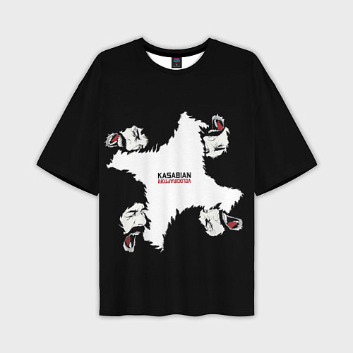 Мужская футболка оверсайз KASABIAN / 3D-принт – фото 1