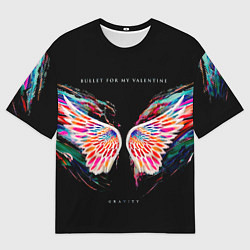 Футболка оверсайз мужская Gravity - Bullet For My Valentine, цвет: 3D-принт