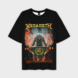 Мужская футболка оверсайз Megadeth