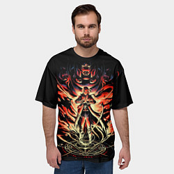 Футболка оверсайз мужская Стальной алхимик, цвет: 3D-принт — фото 2
