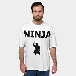 Футболка оверсайз мужская Ninja, цвет: 3D-принт — фото 2