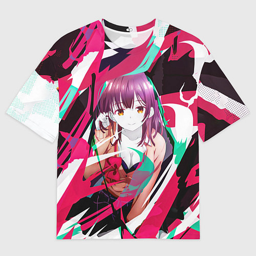Мужская футболка оверсайз Sayu Ogiwara / 3D-принт – фото 1