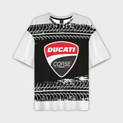 Мужская футболка оверсайз Ducati Дукати Z