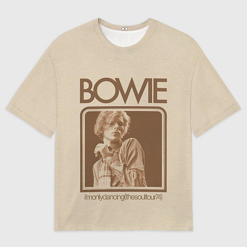 Мужская футболка оверсайз Im Only Dancing - David Bowie / 3D-принт – фото 1