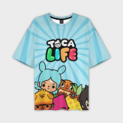 Мужская футболка оверсайз Toca Life World