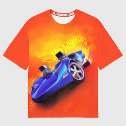 Футболка оверсайз мужская Hot Wheels Хот Вилс, цвет: 3D-принт