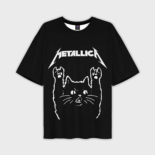 Мужская футболка оверсайз METALLICA МЕТАЛЛИКА / 3D-принт – фото 1