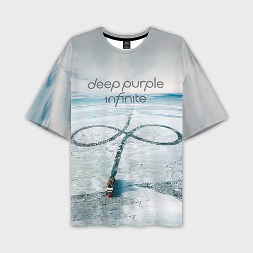 Мужская футболка оверсайз Infinite - Deep Purple / 3D-принт – фото 1
