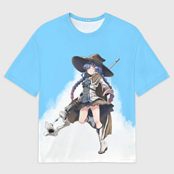 Мужская футболка оверсайз Рокси Ведьма